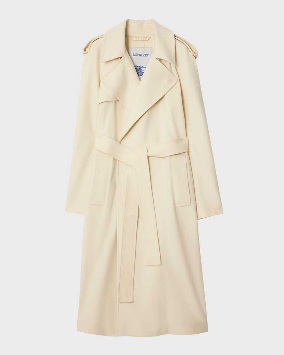 Lightweight Cashmere Wrap Coat